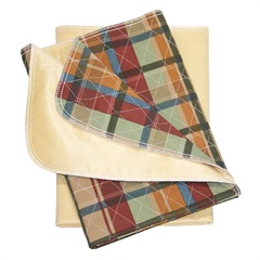 Performance Plaid Reusable Underpad